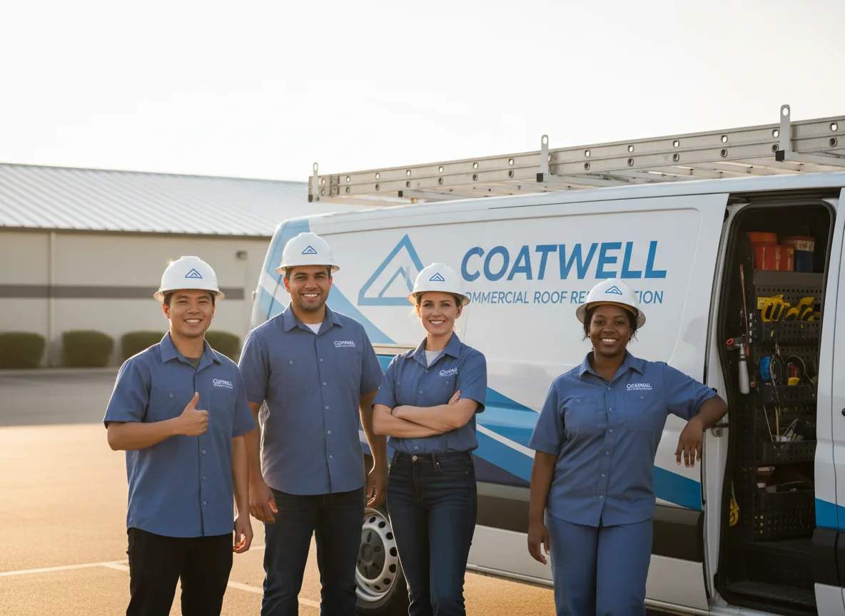 Commercial roof coating company in Weatherby, MO